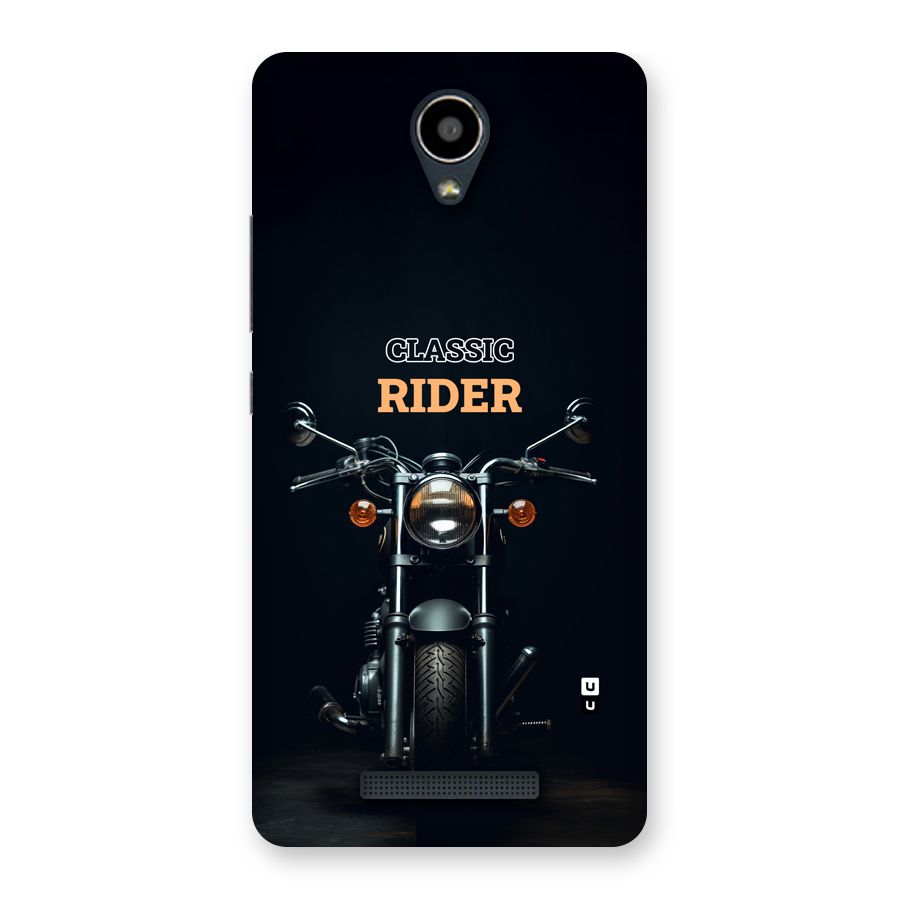 Classic RIder Back Case for Redmi Note 2