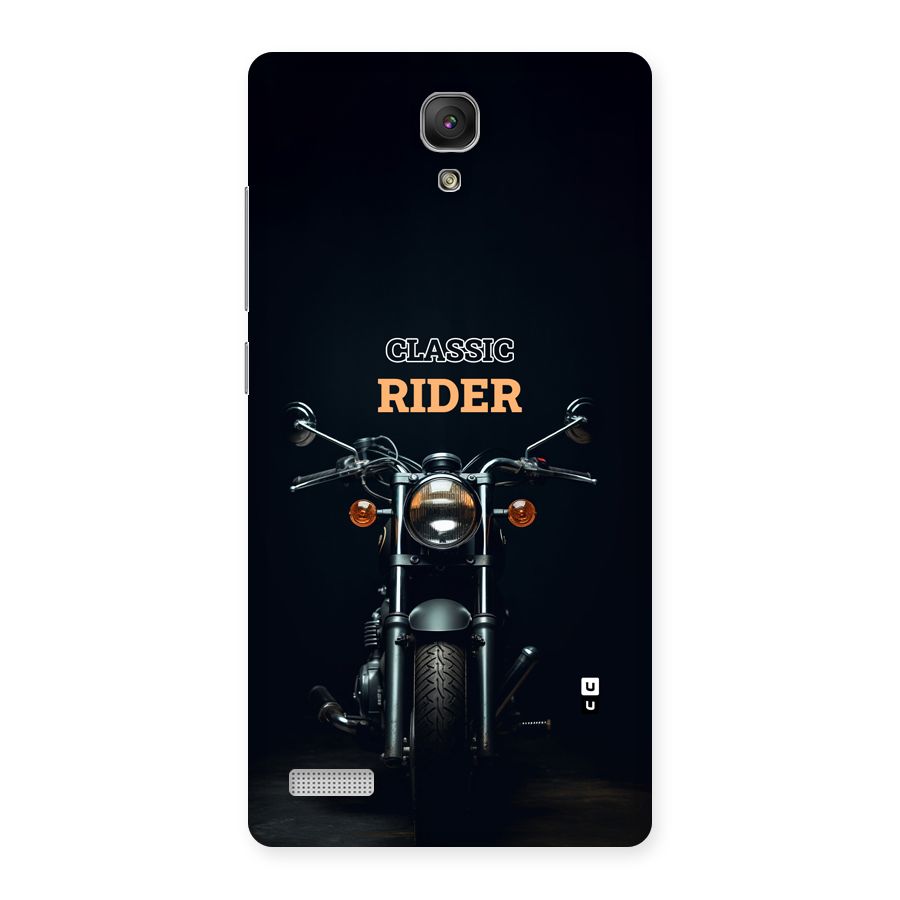 Classic RIder Back Case for Redmi Note Prime