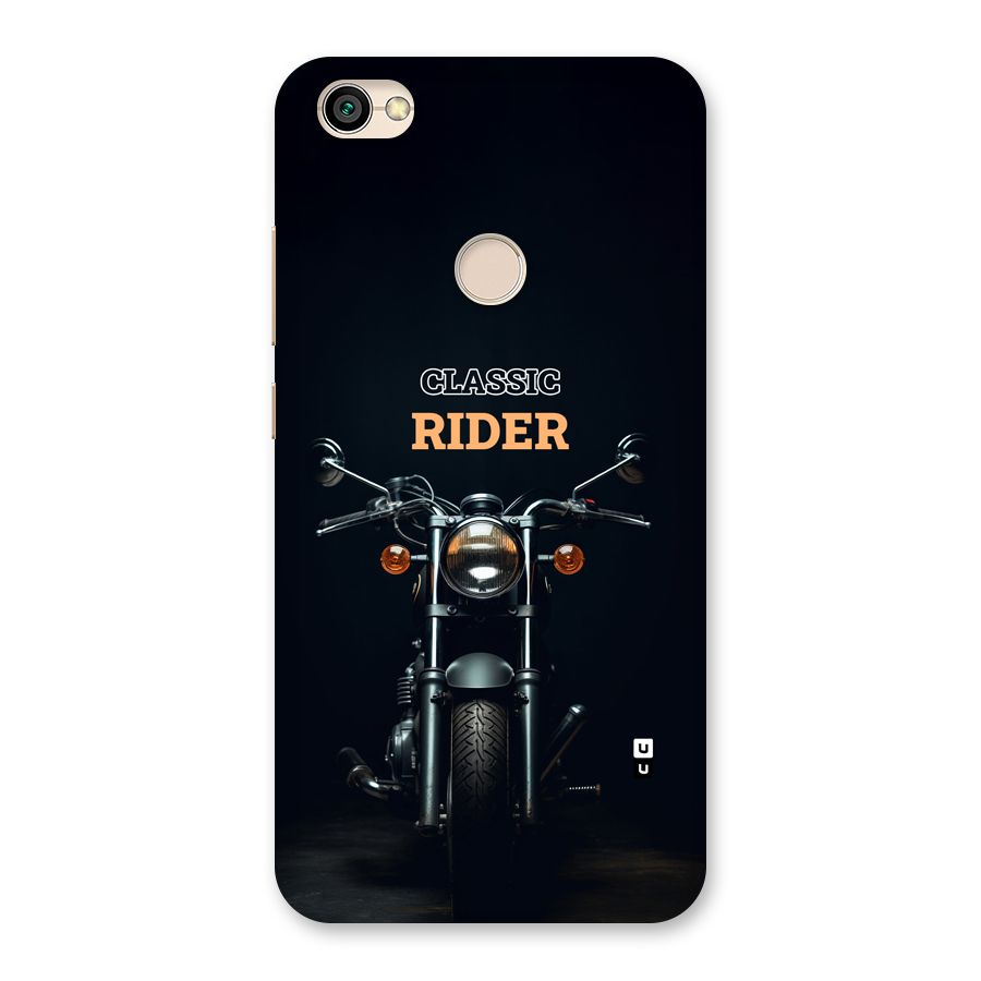 Classic RIder Back Case for Redmi Y1 2017