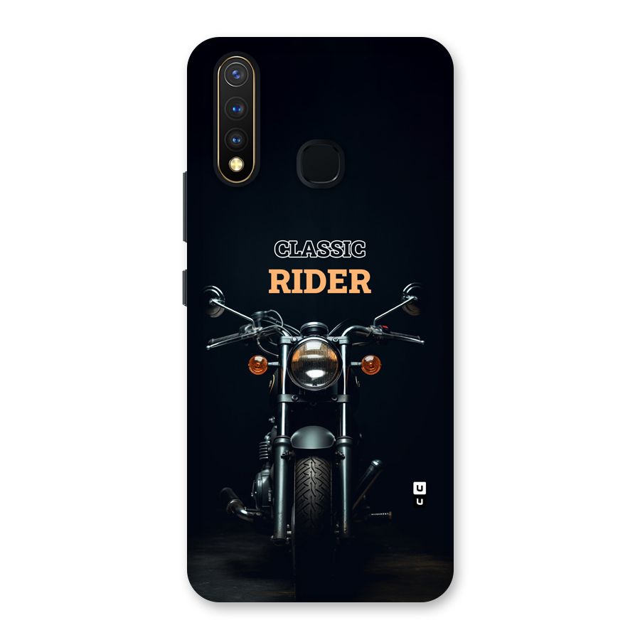 Classic RIder Back Case for Vivo U20