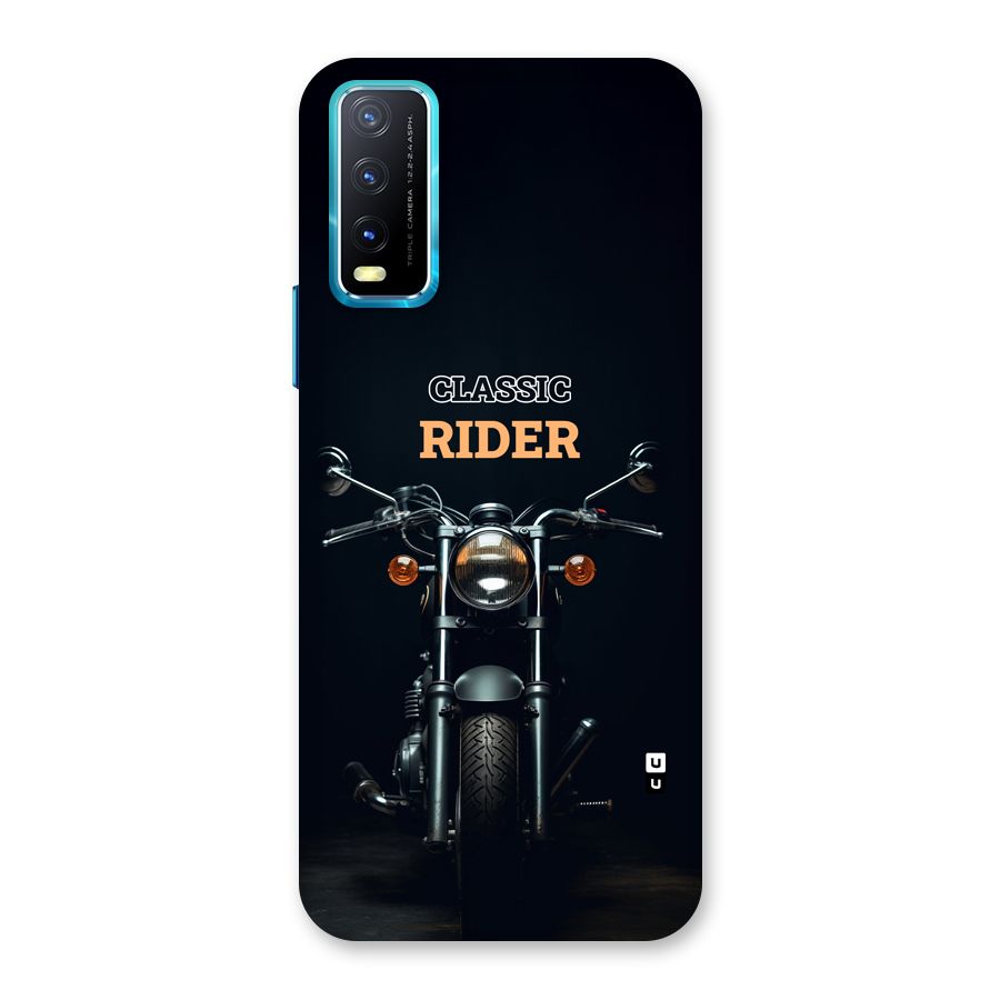 Classic RIder Back Case for Vivo Y20
