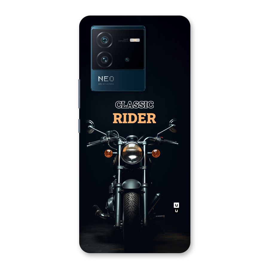 Classic RIder Back Case for Vivo iQOO Neo 6 5G