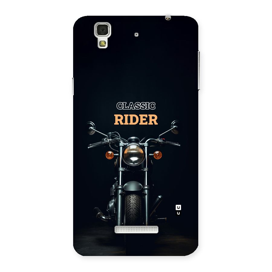 Classic RIder Back Case for Yureka