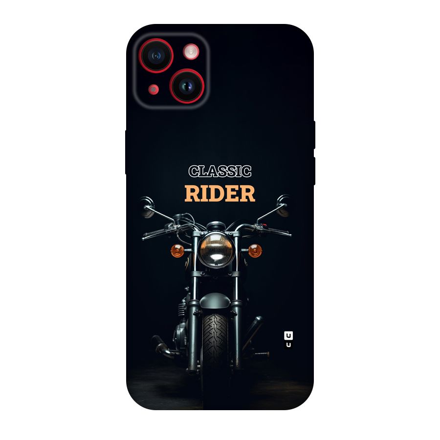 Classic RIder Back Case for iPhone 14 Plus
