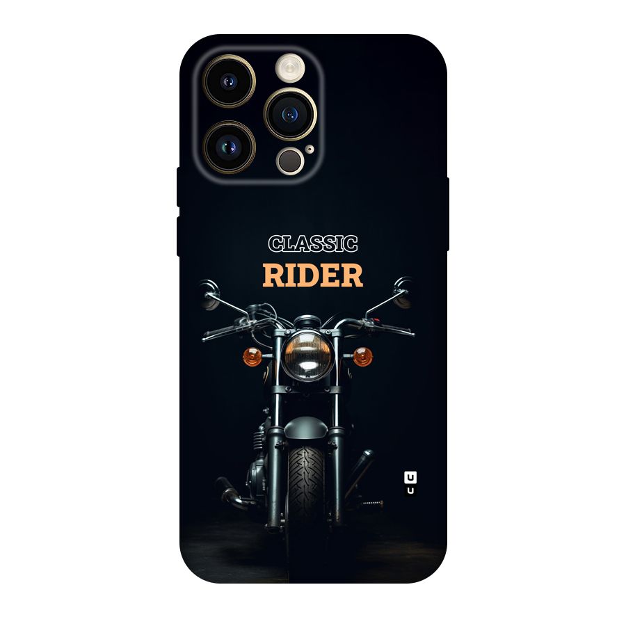 Classic RIder Back Case for iPhone 14 Pro Max