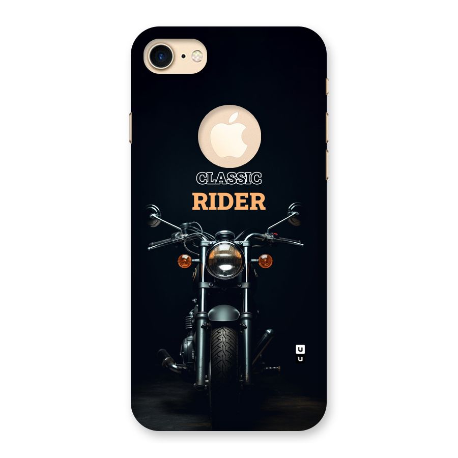 Classic RIder Back Case for iPhone 7 Logo Cut