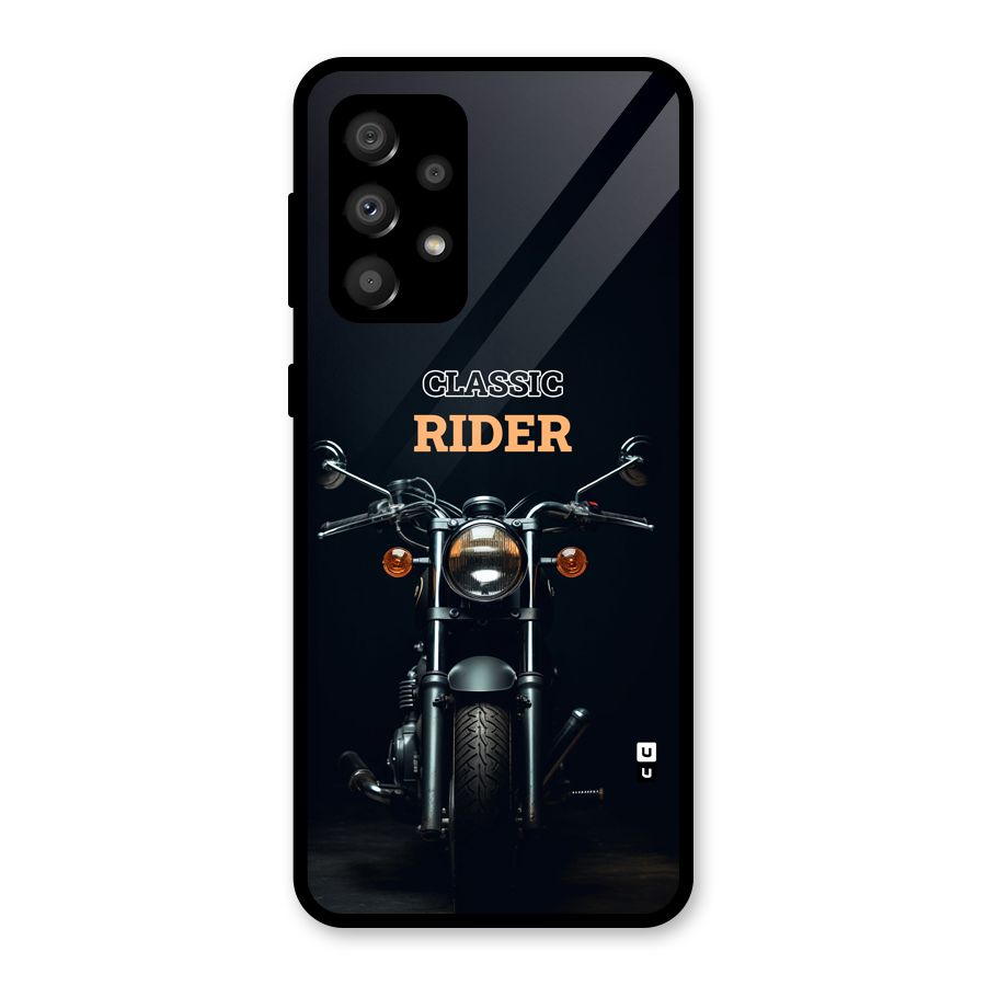 Classic RIder Glass Back Case for Galaxy A32