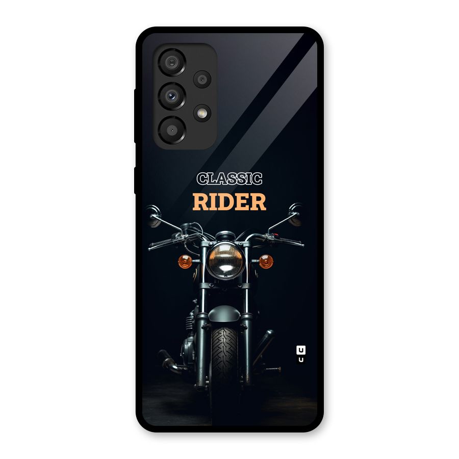 Classic RIder Glass Back Case for Galaxy A33 5G