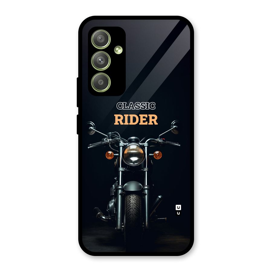 Classic RIder Glass Back Case for Galaxy A54