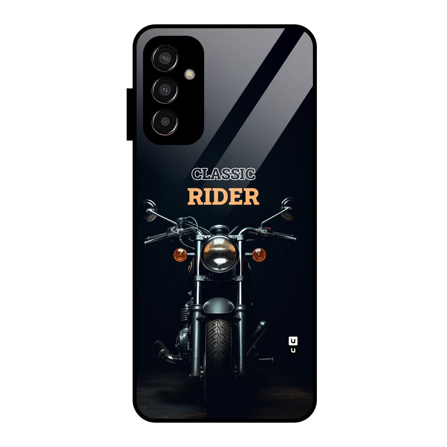 Classic RIder Glass Back Case for Galaxy F13