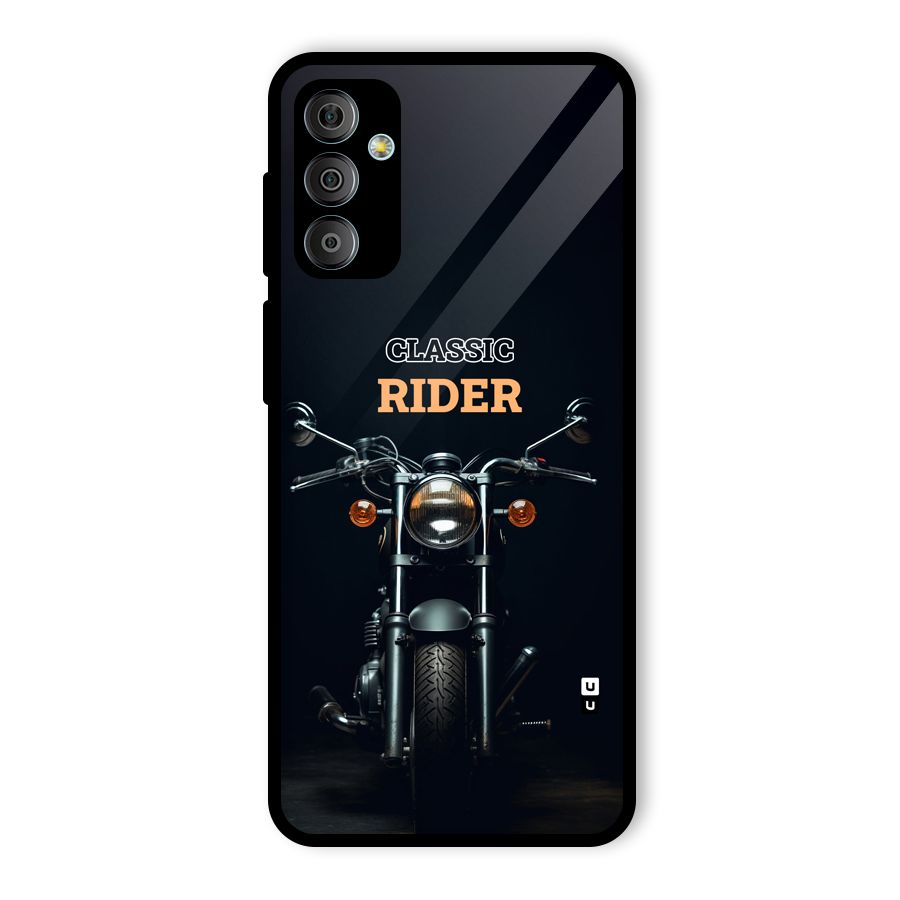 Classic RIder Glass Back Case for Galaxy F23