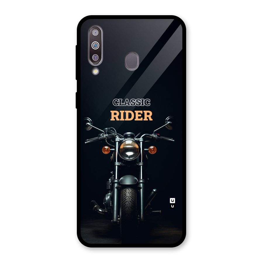 Classic RIder Glass Back Case for Galaxy M30