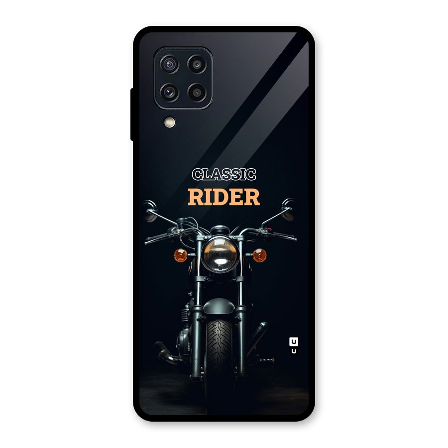Classic RIder Glass Back Case for Galaxy M32