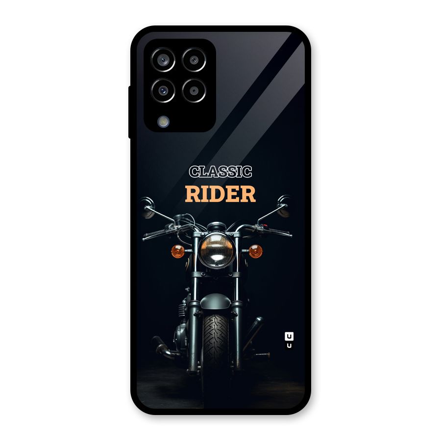 Classic RIder Glass Back Case for Galaxy M33
