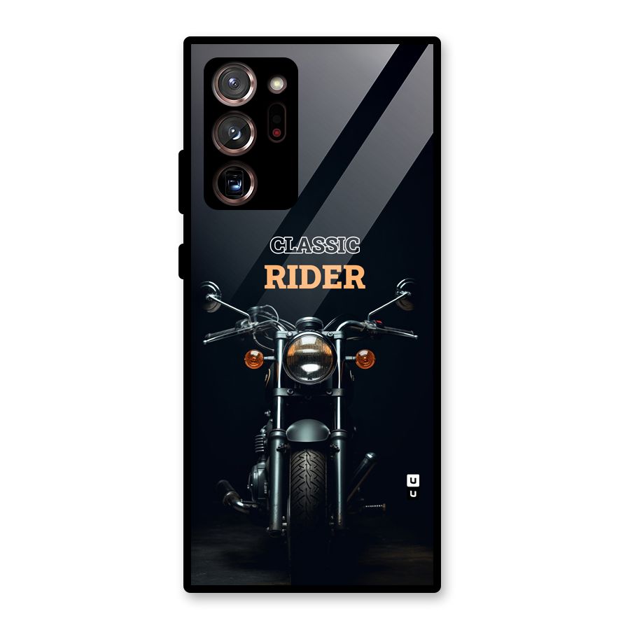 Classic RIder Glass Back Case for Galaxy Note 20 Ultra 5G