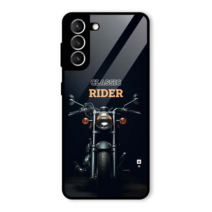 Classic RIder Glass Back Case for Galaxy S21 5G