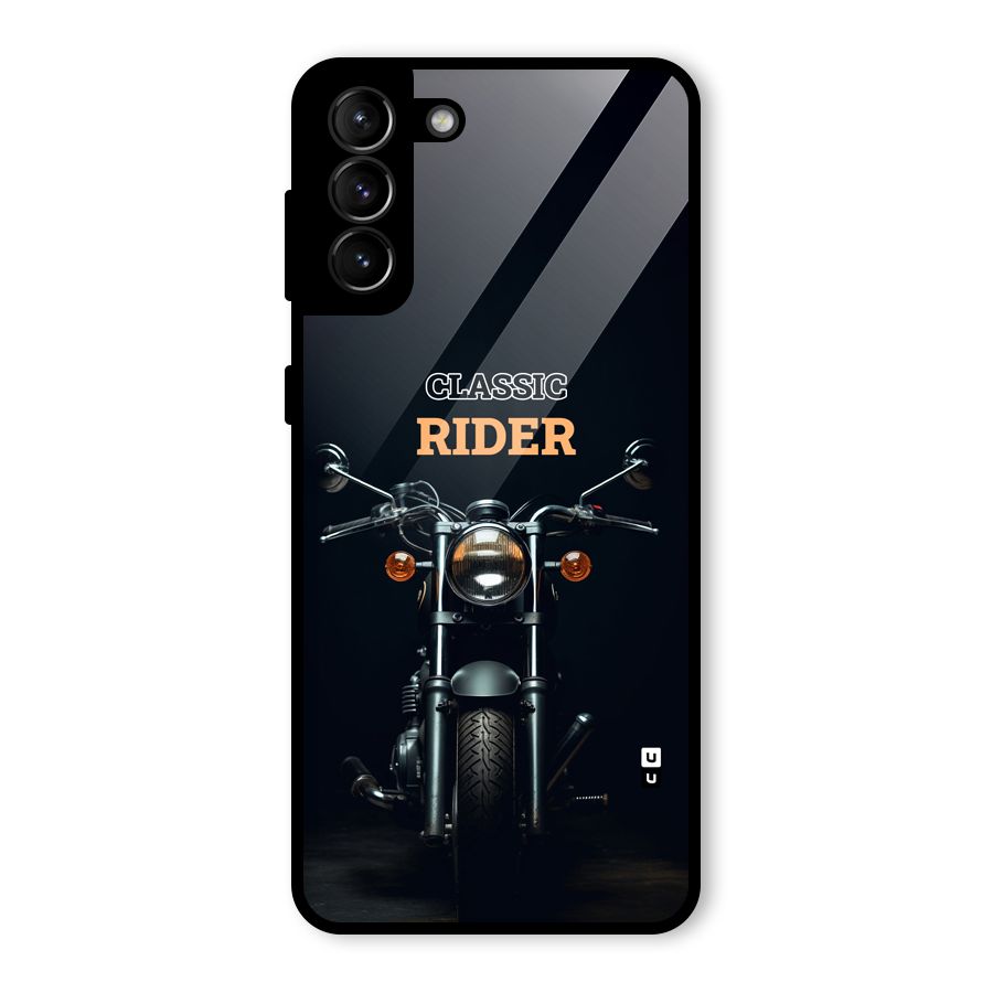 Classic RIder Glass Back Case for Galaxy S21 Plus