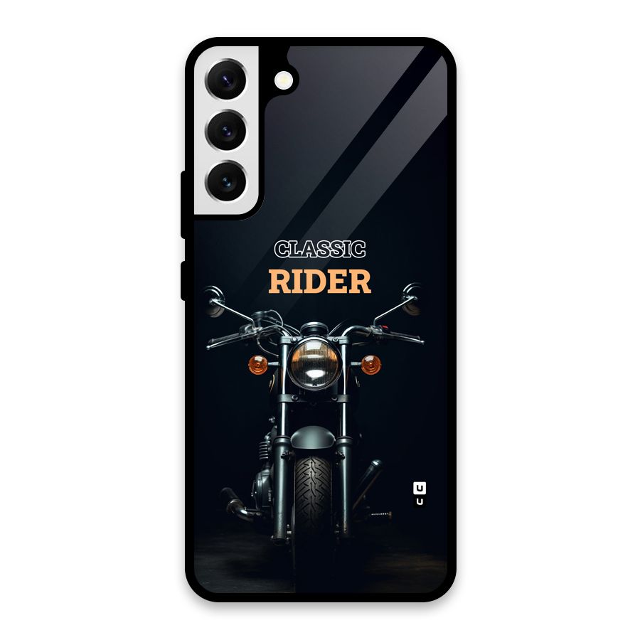 Classic RIder Glass Back Case for Galaxy S22 Plus 5G