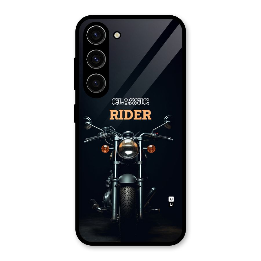 Classic RIder Glass Back Case for Galaxy S23