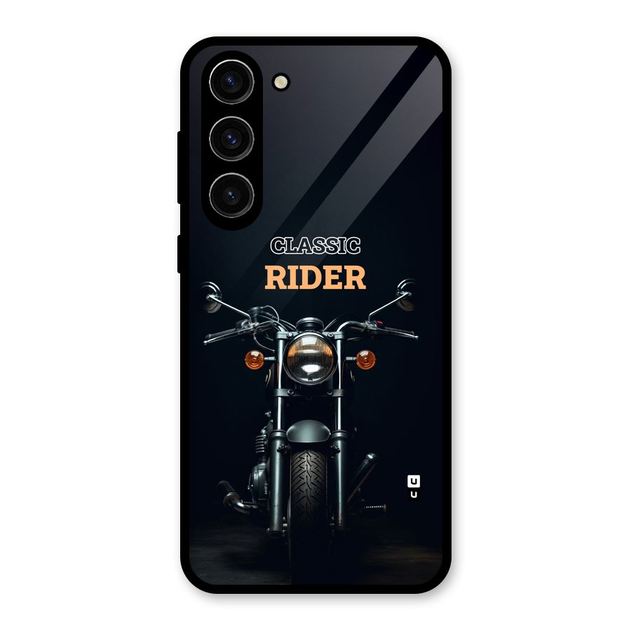 Classic RIder Glass Back Case for Galaxy S23 Plus