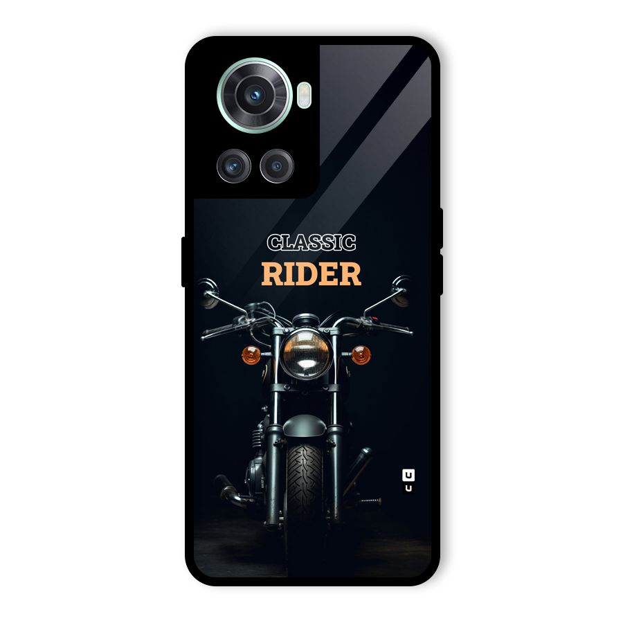 Classic RIder Glass Back Case for OnePlus 10R
