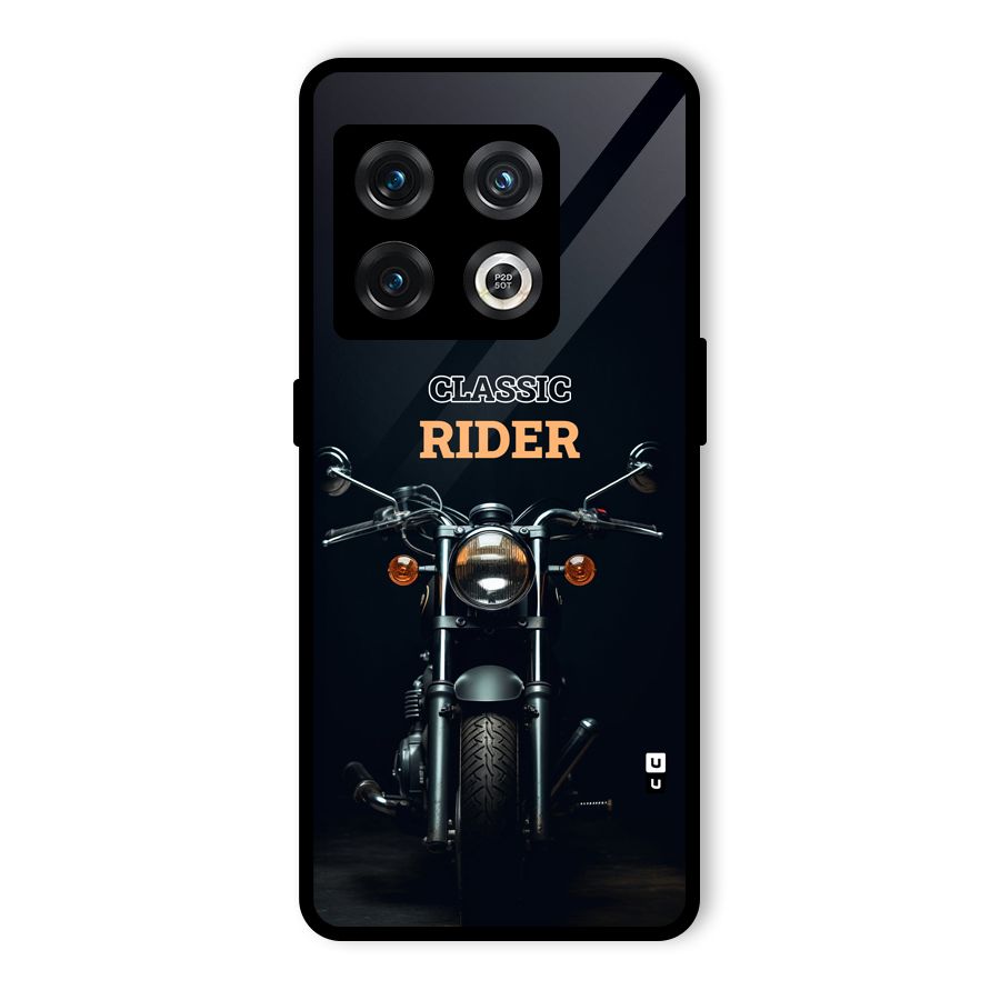Classic RIder Glass Back Case for OnePlus 10 Pro 5G