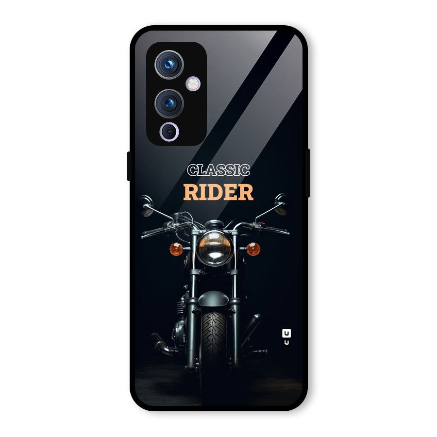 Classic RIder Glass Back Case for OnePlus 9