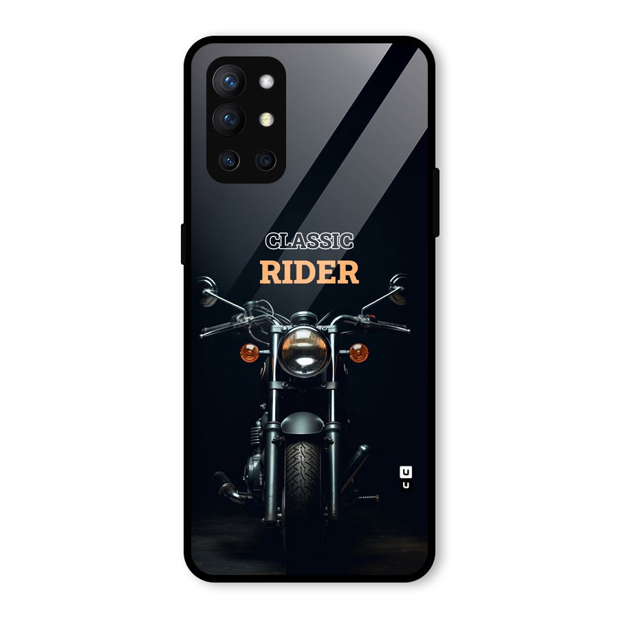 Classic RIder Glass Back Case for OnePlus 9R