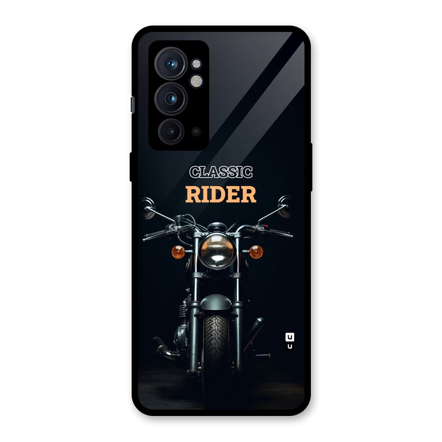 Classic RIder Glass Back Case for OnePlus 9RT 5G