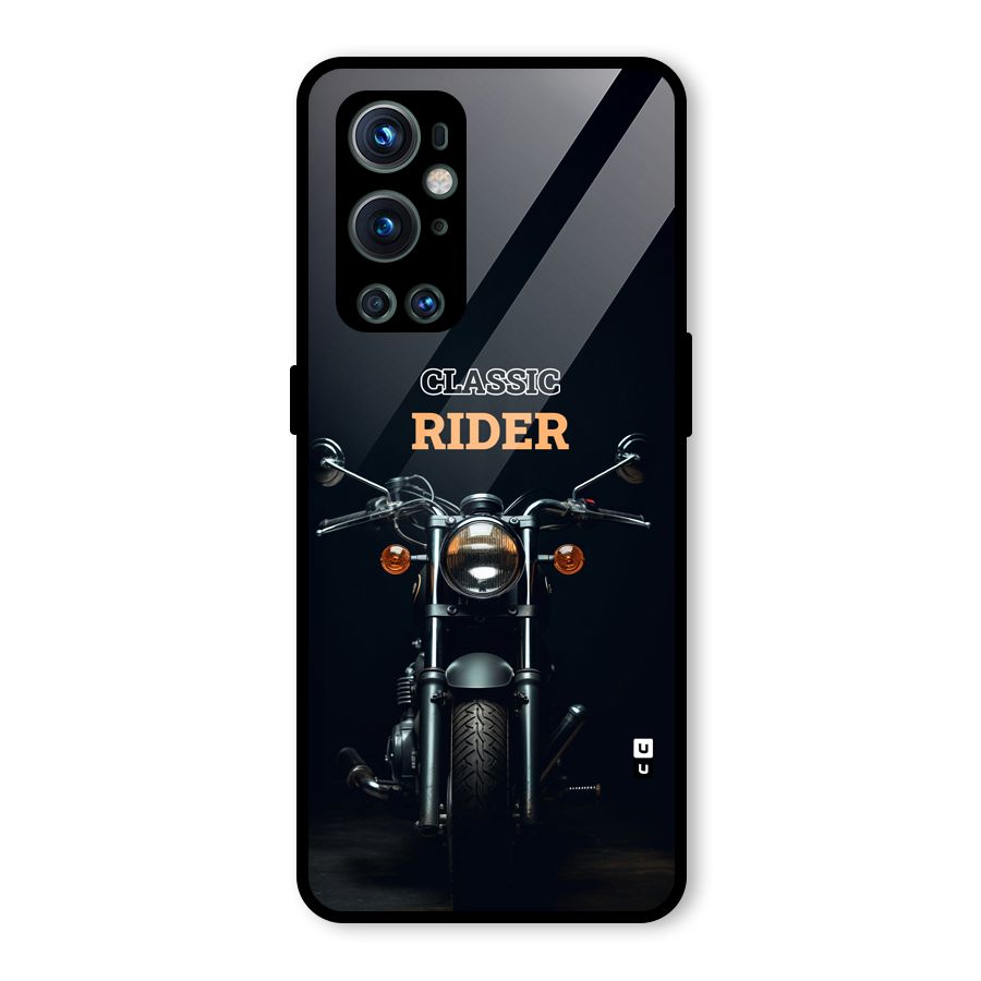 Classic RIder Glass Back Case for OnePlus 9 Pro