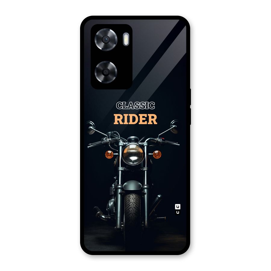Classic RIder Glass Back Case for OnePlus Nord N20 SE