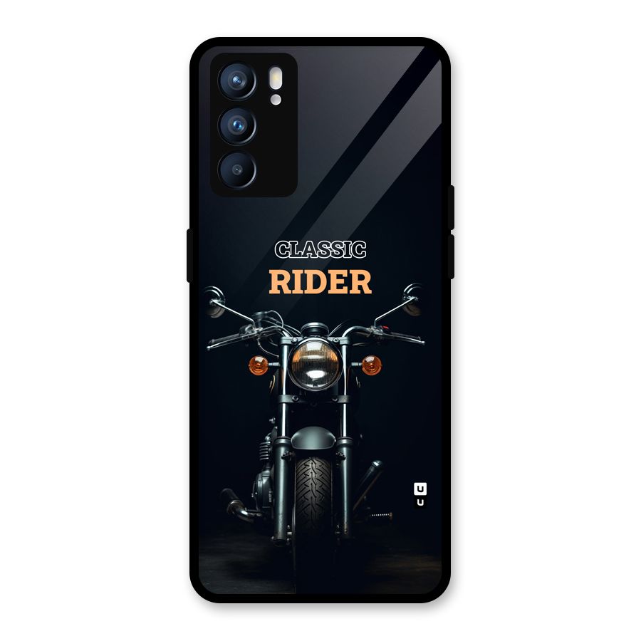 Classic RIder Glass Back Case for Oppo Reno6 5G