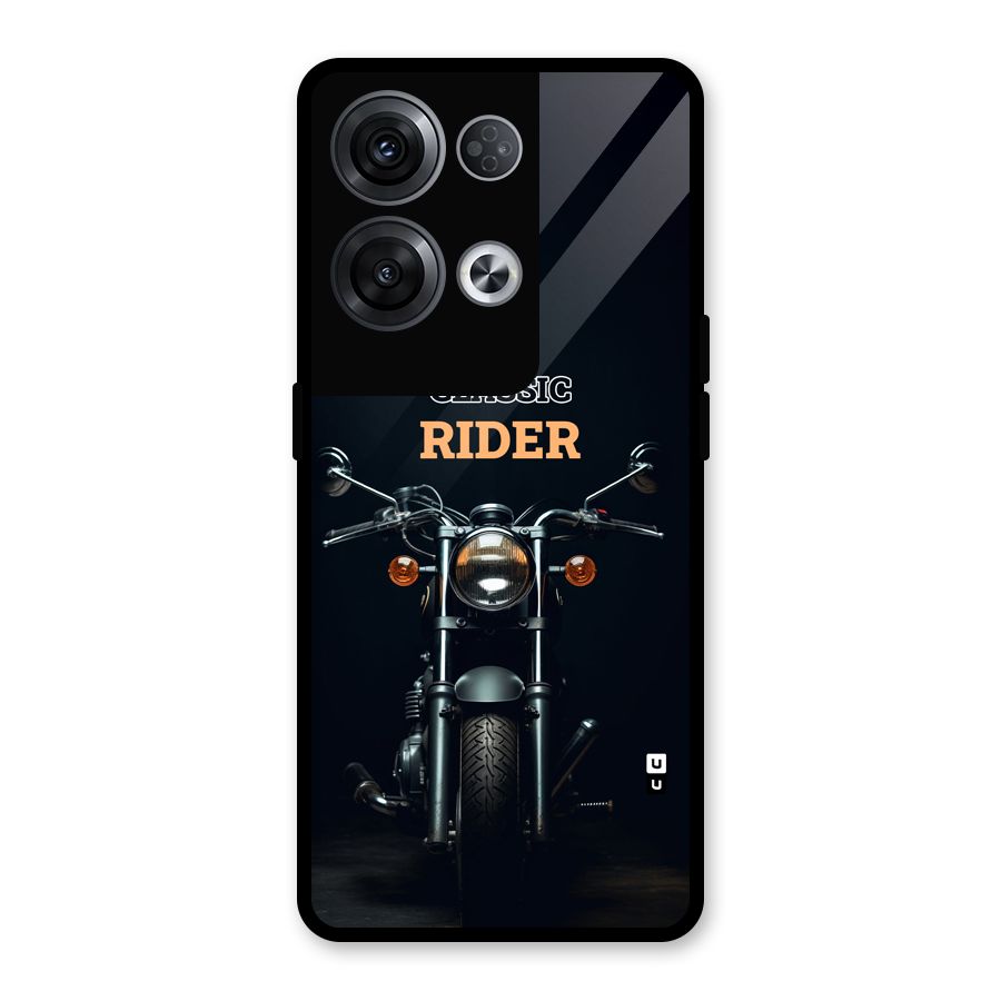 Classic RIder Glass Back Case for Oppo Reno8 Pro 5G