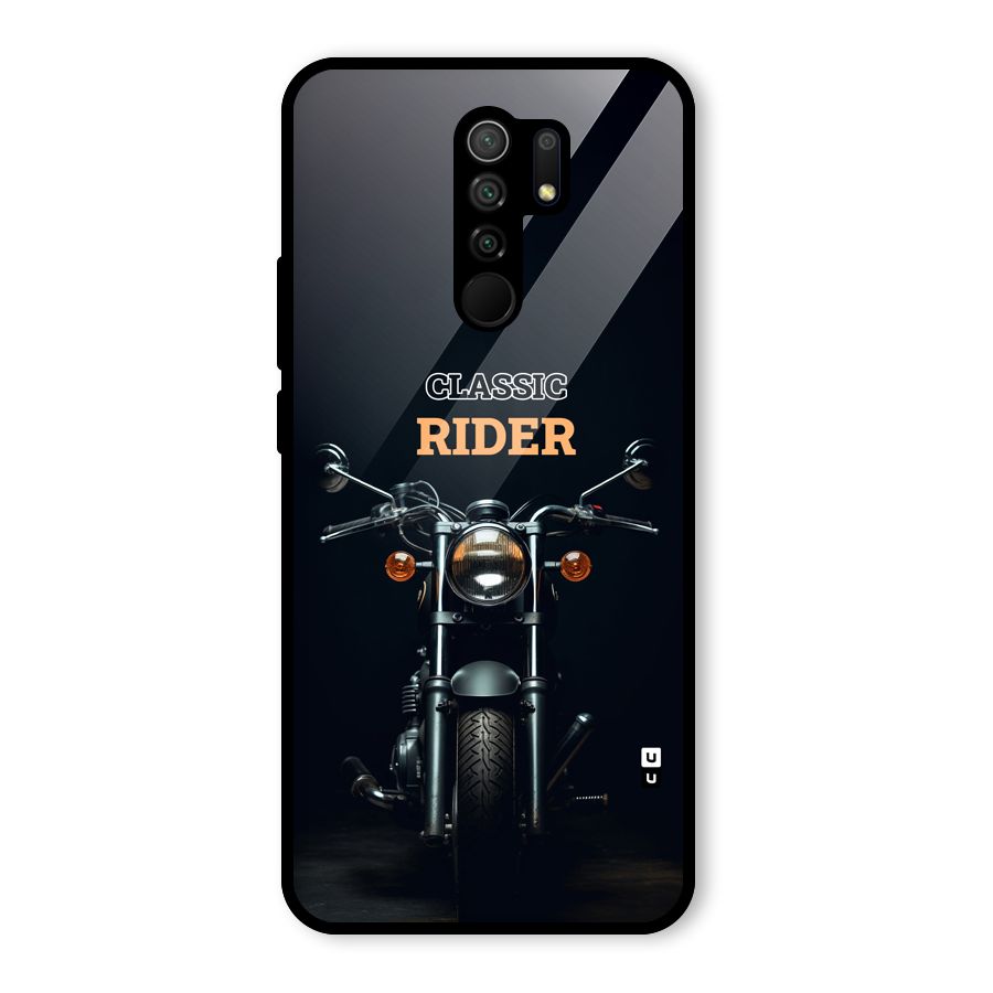 Classic RIder Glass Back Case for Poco M2