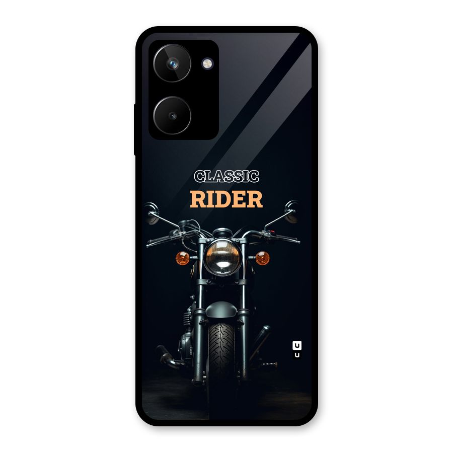 Classic RIder Glass Back Case for Realme 10