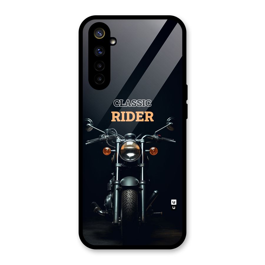 Classic RIder Glass Back Case for Realme 6