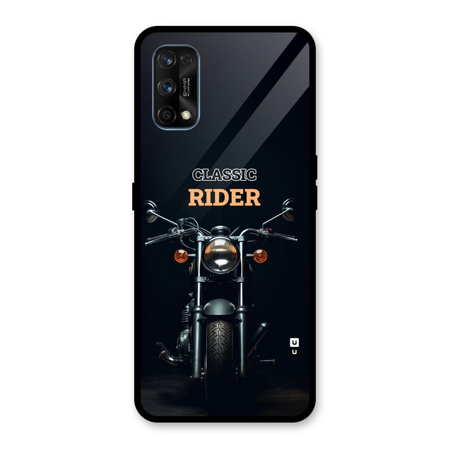 Classic RIder Glass Back Case for Realme 7 Pro