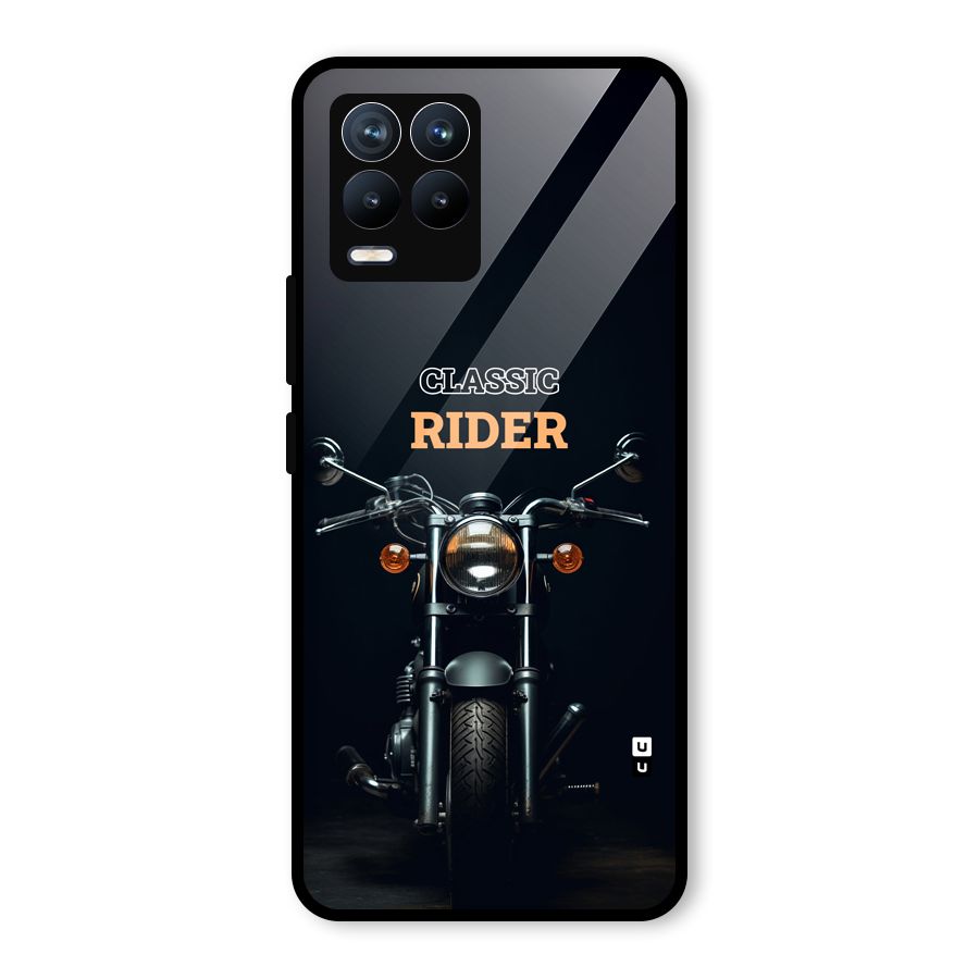 Classic RIder Glass Back Case for Realme 8