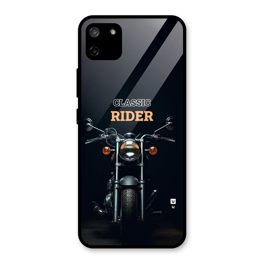 Classic RIder Glass Back Case for Realme C11