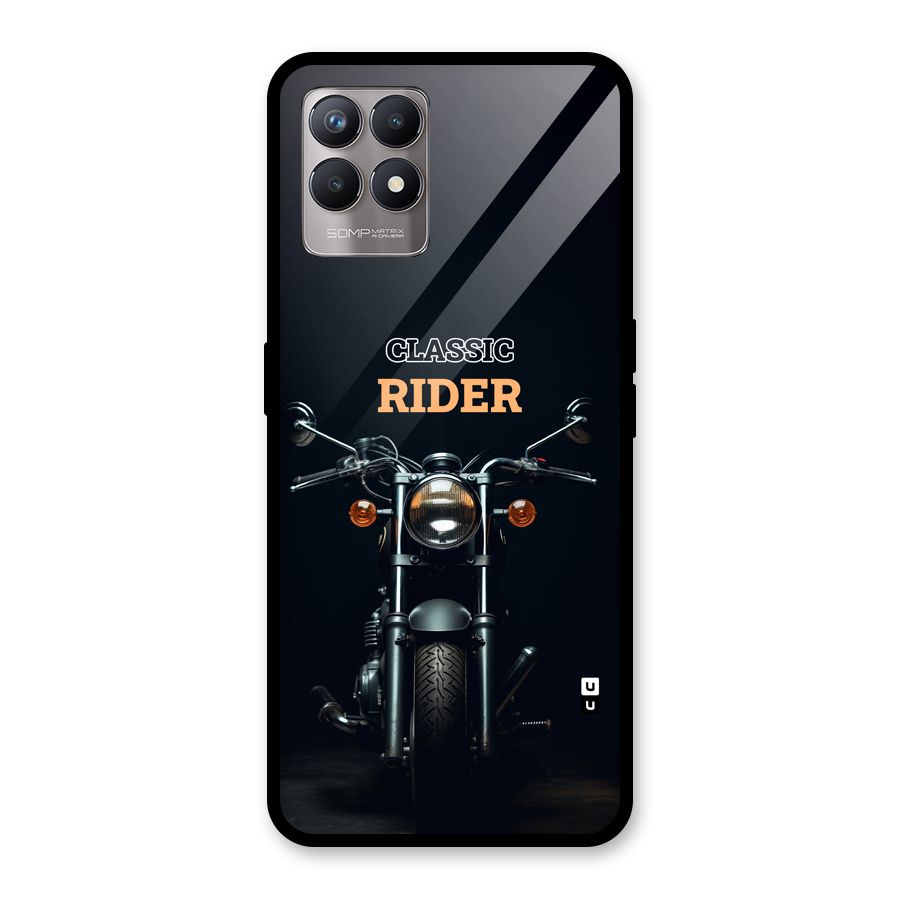 Classic RIder Glass Back Case for Realme Narzo 50