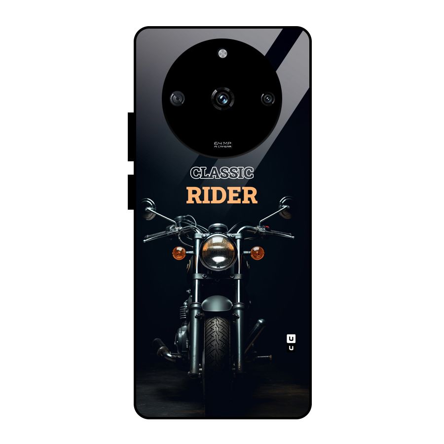 Classic RIder Glass Back Case for Realme Narzo 60 5G