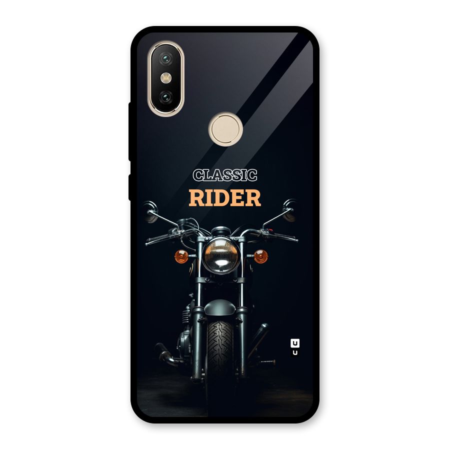 Classic RIder Glass Back Case for Redmi A2