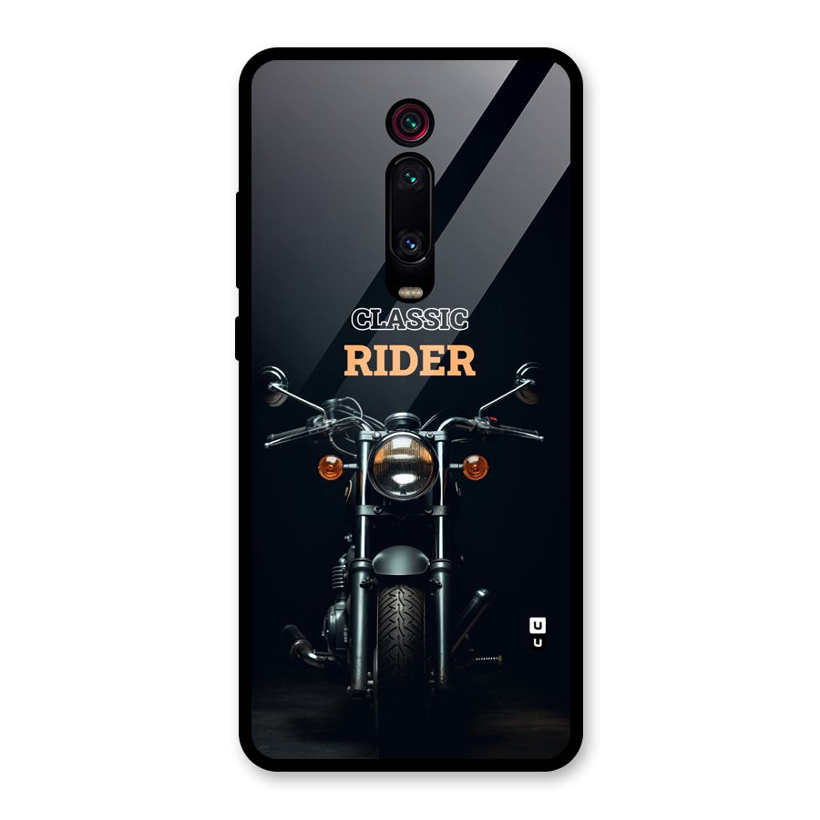Classic RIder Glass Back Case for Redmi K20
