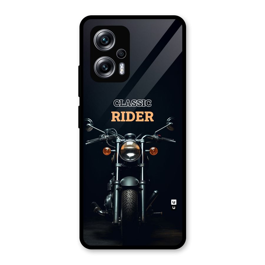 Classic RIder Glass Back Case for Redmi K50i