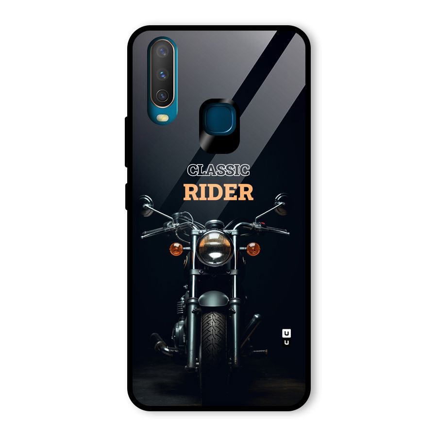 Classic RIder Glass Back Case for Vivo U10