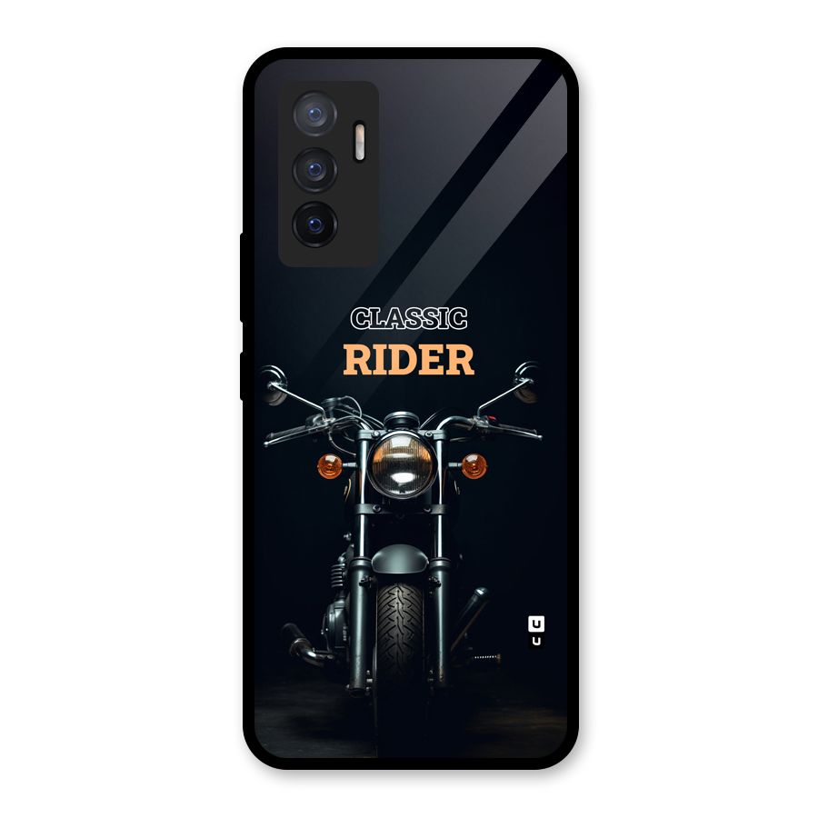 Classic RIder Glass Back Case for Vivo V23e