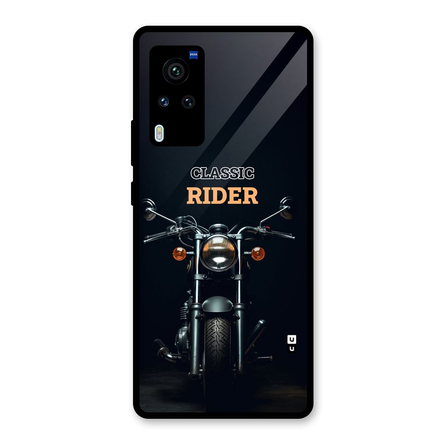 Classic RIder Glass Back Case for Vivo X60 Pro
