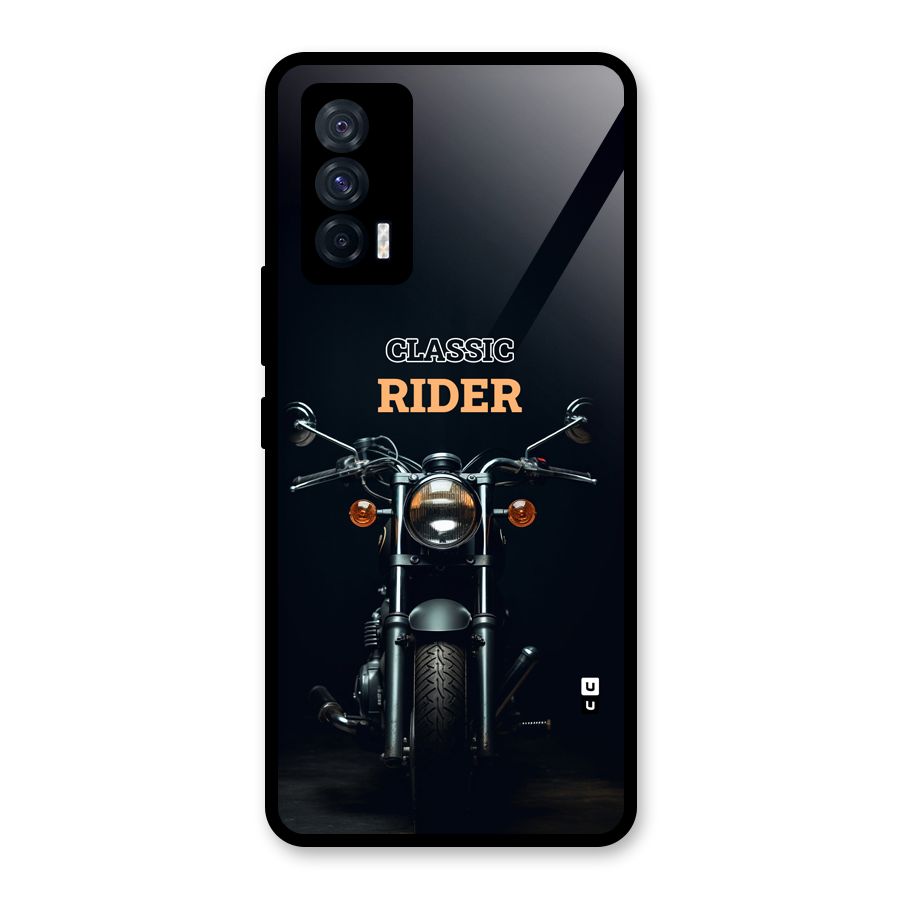 Classic RIder Glass Back Case for Vivo iQOO 7 5G