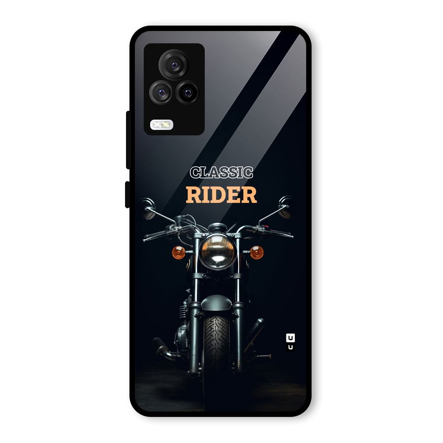 Classic RIder Glass Back Case for Vivo iQOO 7 Legend 5G