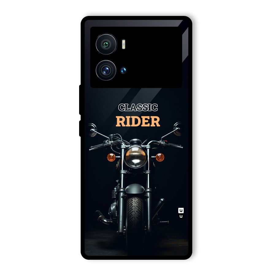 Classic RIder Glass Back Case for Vivo iQOO 9 Pro